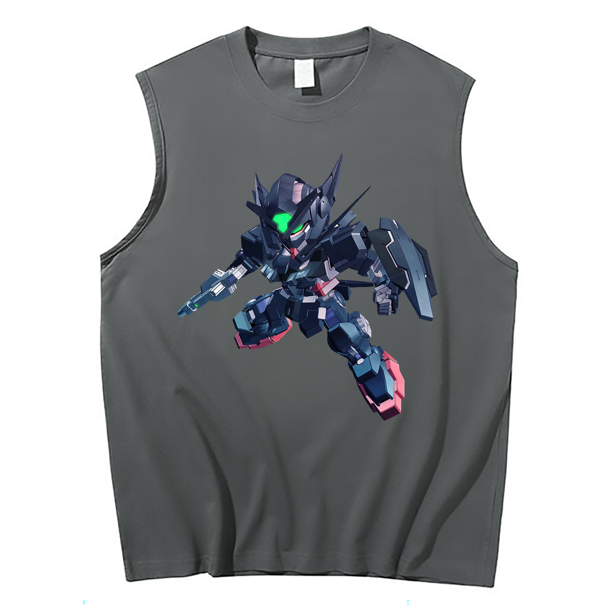 （画像用） 機動戦士ガンダム Mobile Suit Gundam コットン100％タンクトップ（フロントプリント）